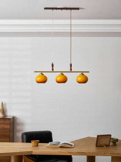 Lumifield Amber Trio Pendant Light