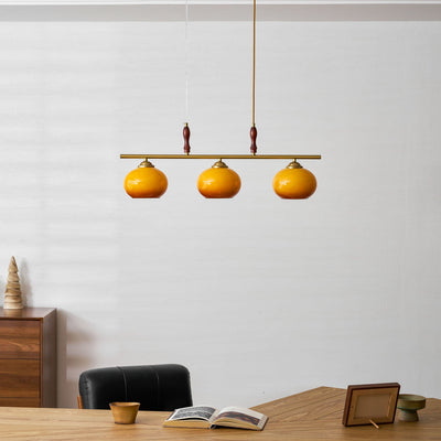 Lumifield Amber Trio Pendant Light