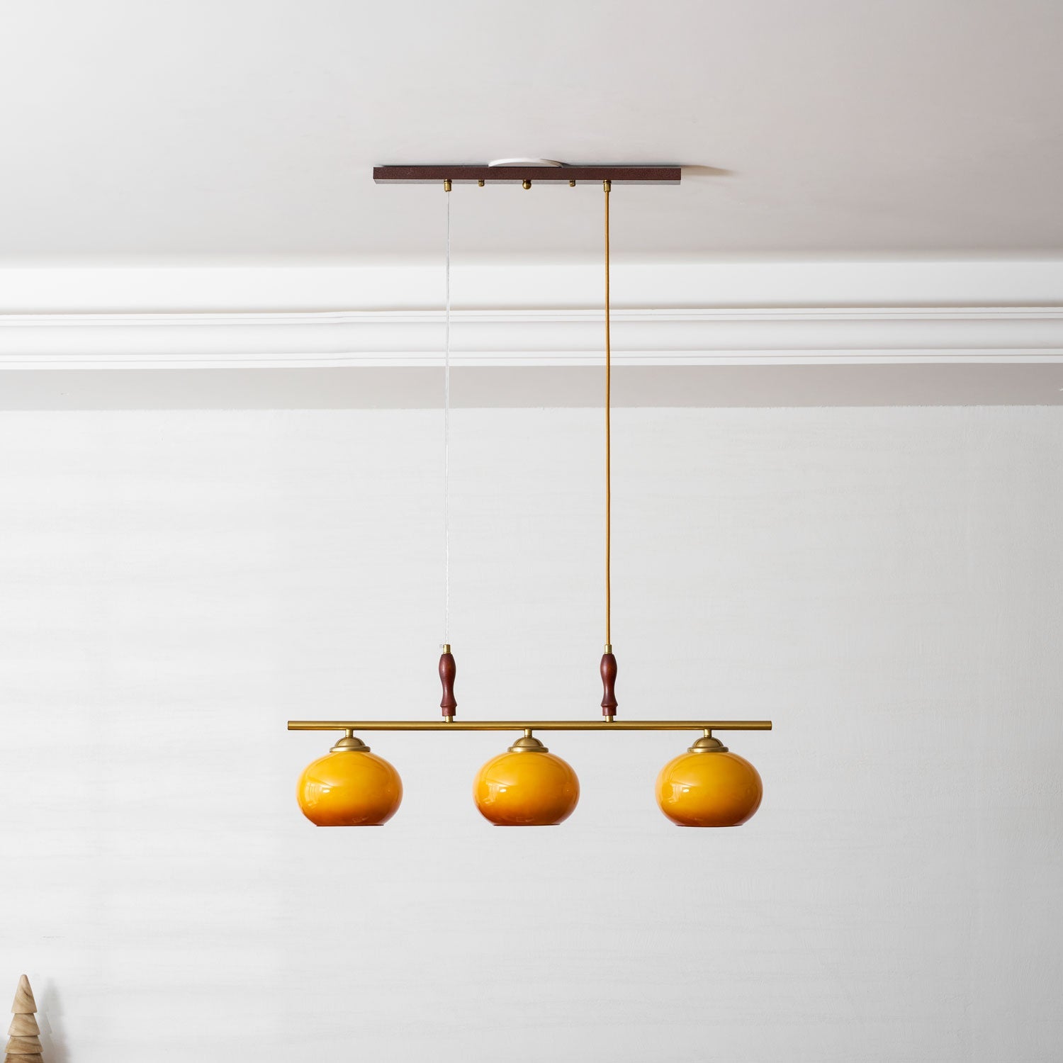 Lumifield Amber Trio Pendant Light