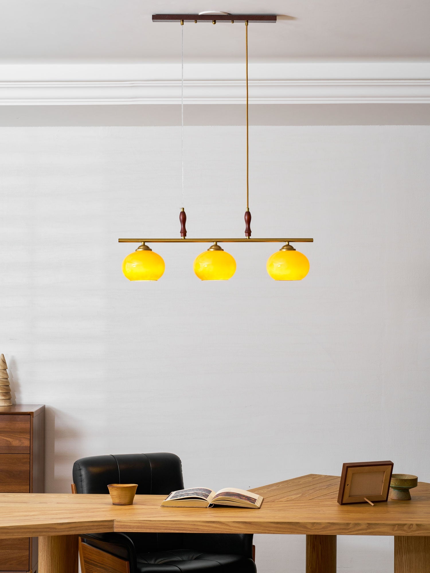 Lumifield Amber Trio Pendant Light