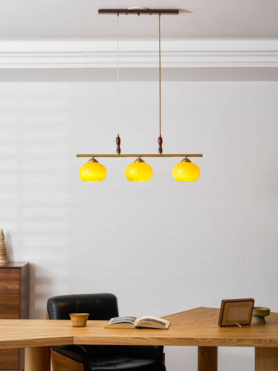 Lumifield Amber Trio Pendant Light