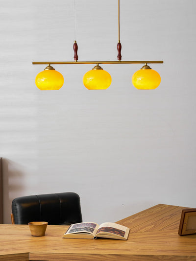 Lumifield Amber Trio Pendant Light