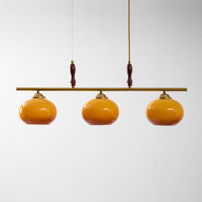 Lumifield Amber Trio Pendant Light