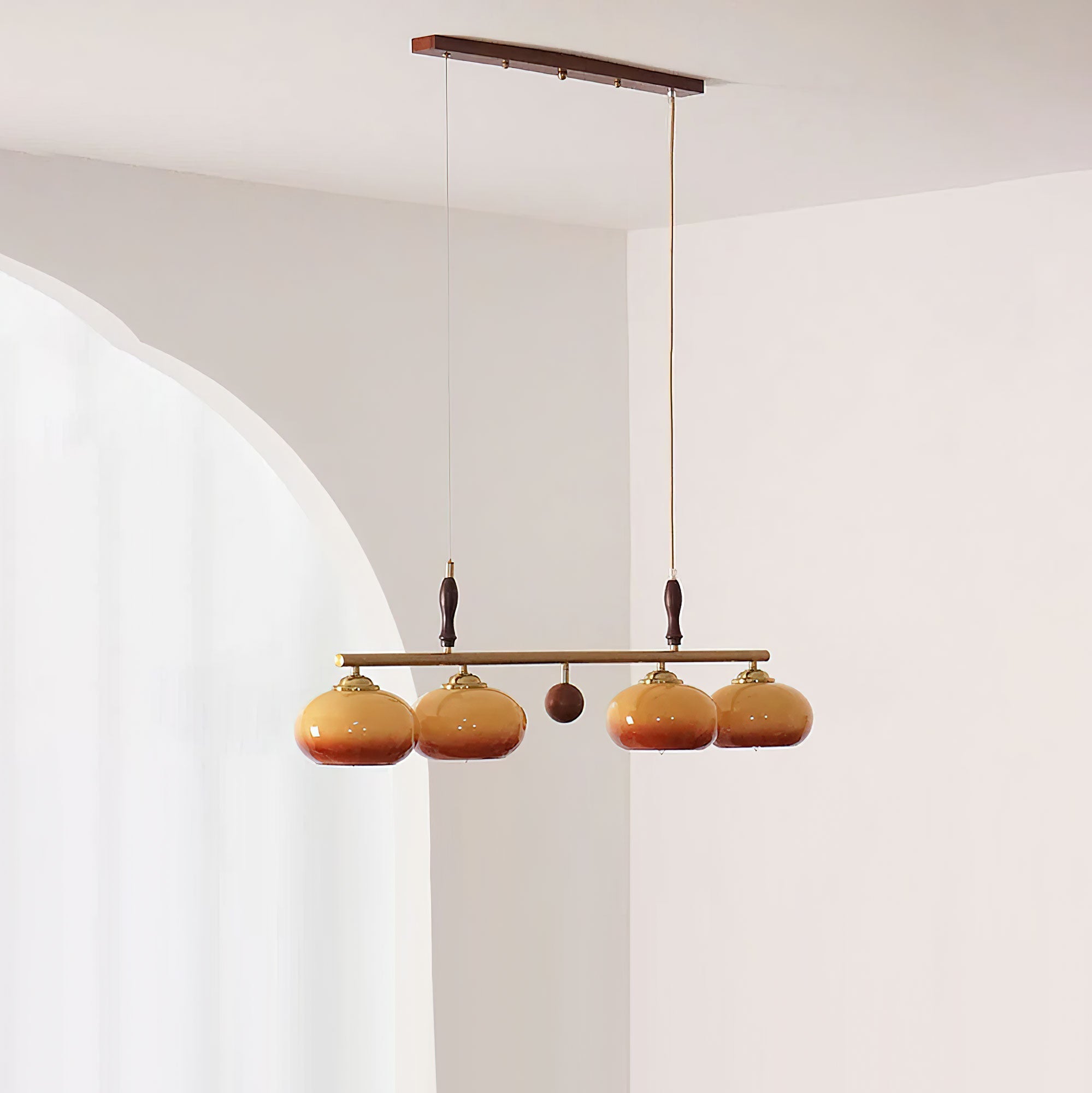 Lumifield Amber Trio Pendant Light