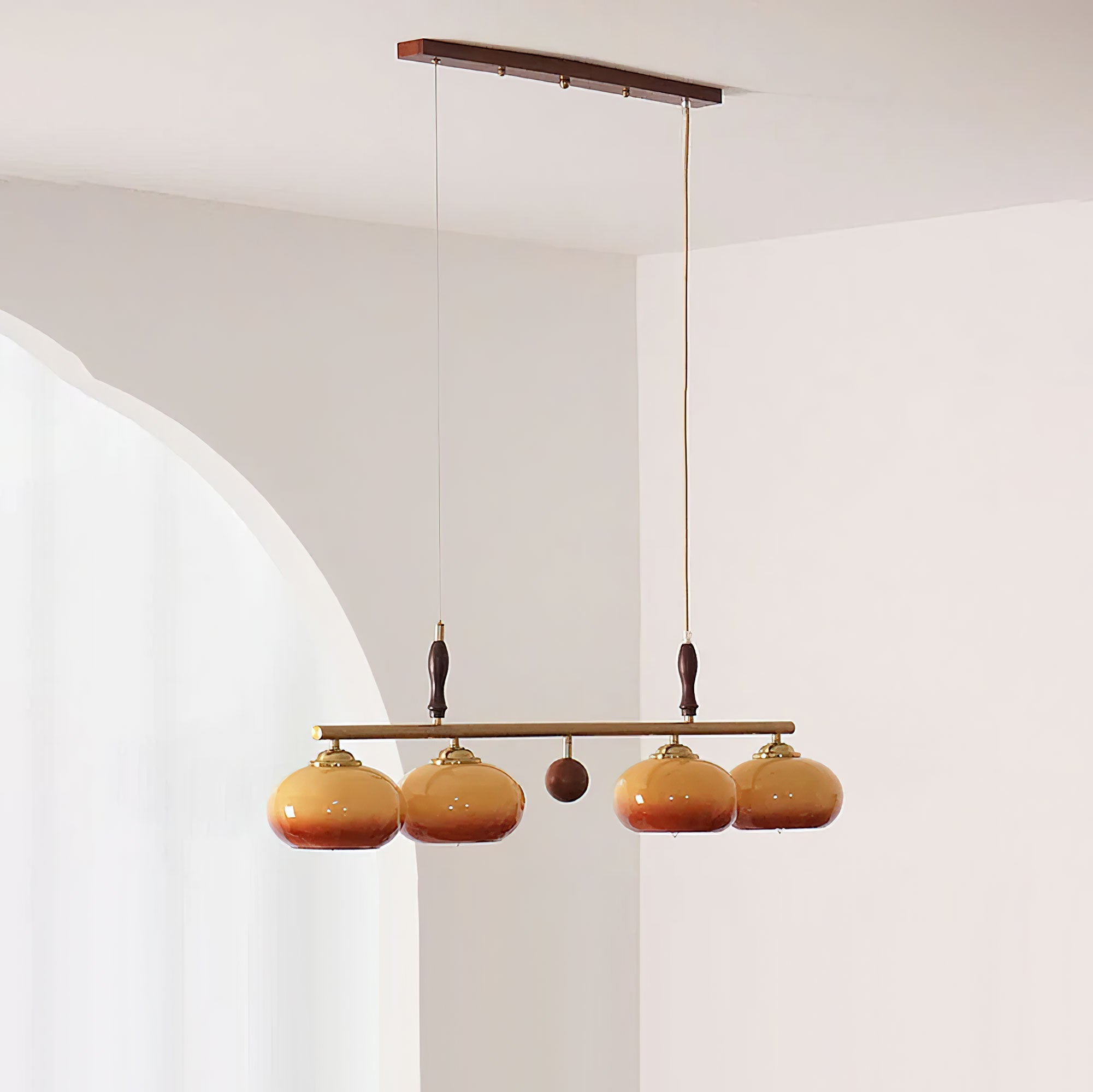 Lumifield Amber Trio Pendant Light