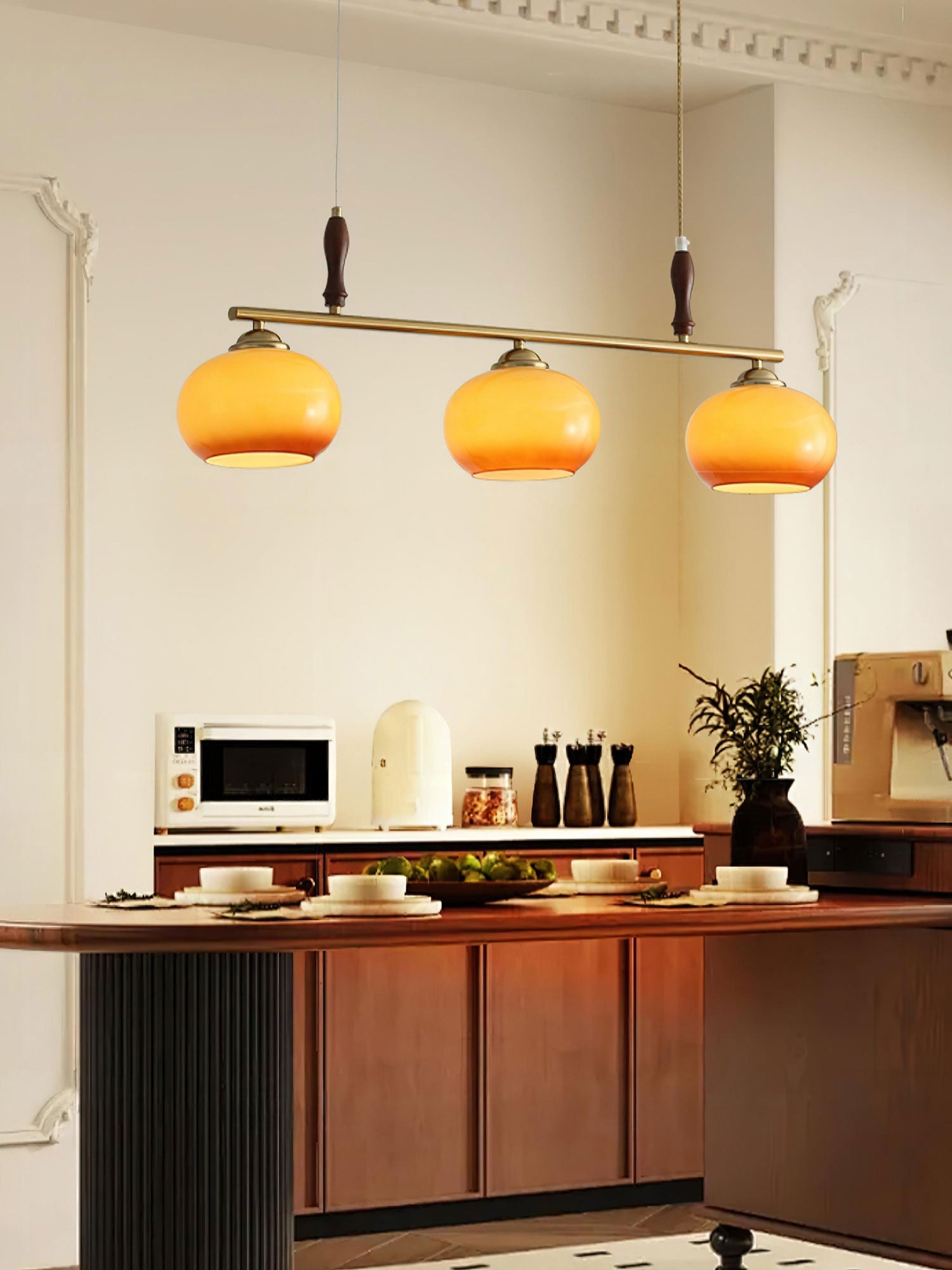 Lumifield Amber Trio Pendant Light