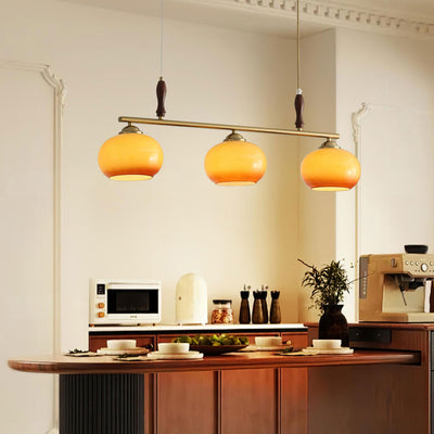 Lumifield Amber Trio Pendant Light