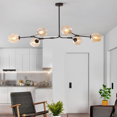 Valentina Nordic Modern Glass Pendant Light Bubble - Neutral Decor