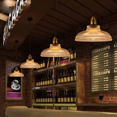 Arisha Industrial LED Pendant Light Clear/Amber Bedroom/Restaurant - Neutral Decor
