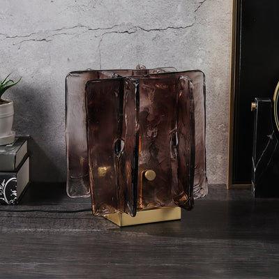 Avlaear Artisan Glass Desk Lamp