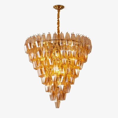 Orelielle Chandelier Amber Empire Prism