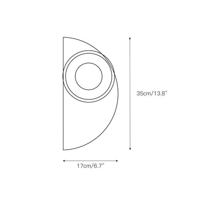 Dvaluvyi Individual Creativity Travertine Wall Lamp