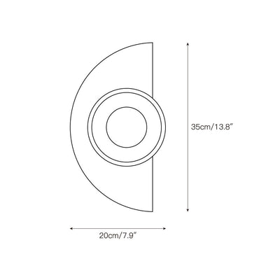 Dvaluvyi Individual Creativity Travertine Wall Lamp