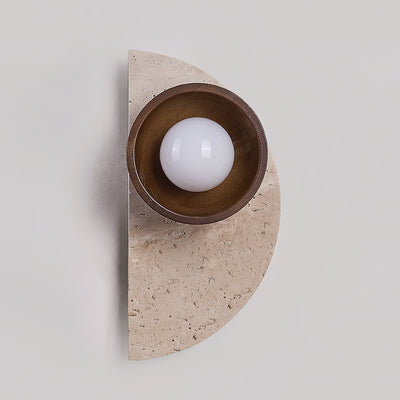 Dvaluvyi Individual Creativity Travertine Wall Lamp