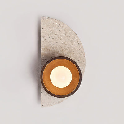 Dvaluvyi Individual Creativity Travertine Wall Lamp