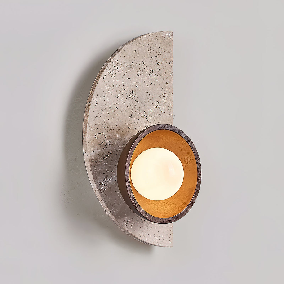 Dvaluvyi Individual Creativity Travertine Wall Lamp