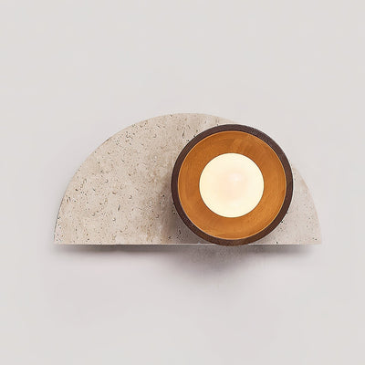 Dvaluvyi Individual Creativity Travertine Wall Lamp