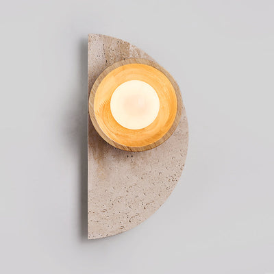 Dvaluvyi Individual Creativity Travertine Wall Lamp