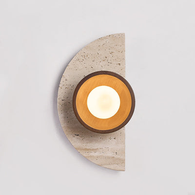 Dvaluvyi Individual Creativity Travertine Wall Lamp