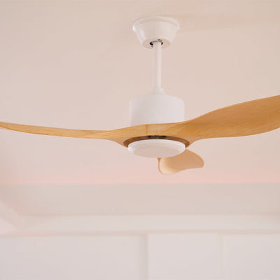 Arlo Minimalist Wood Ceiling Fan Light - Neutral Decor