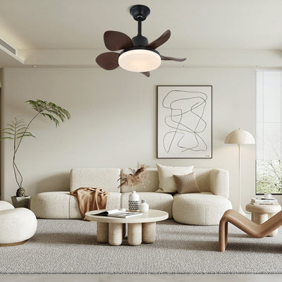 Veyra Modern Wood Ceiling Fan Light