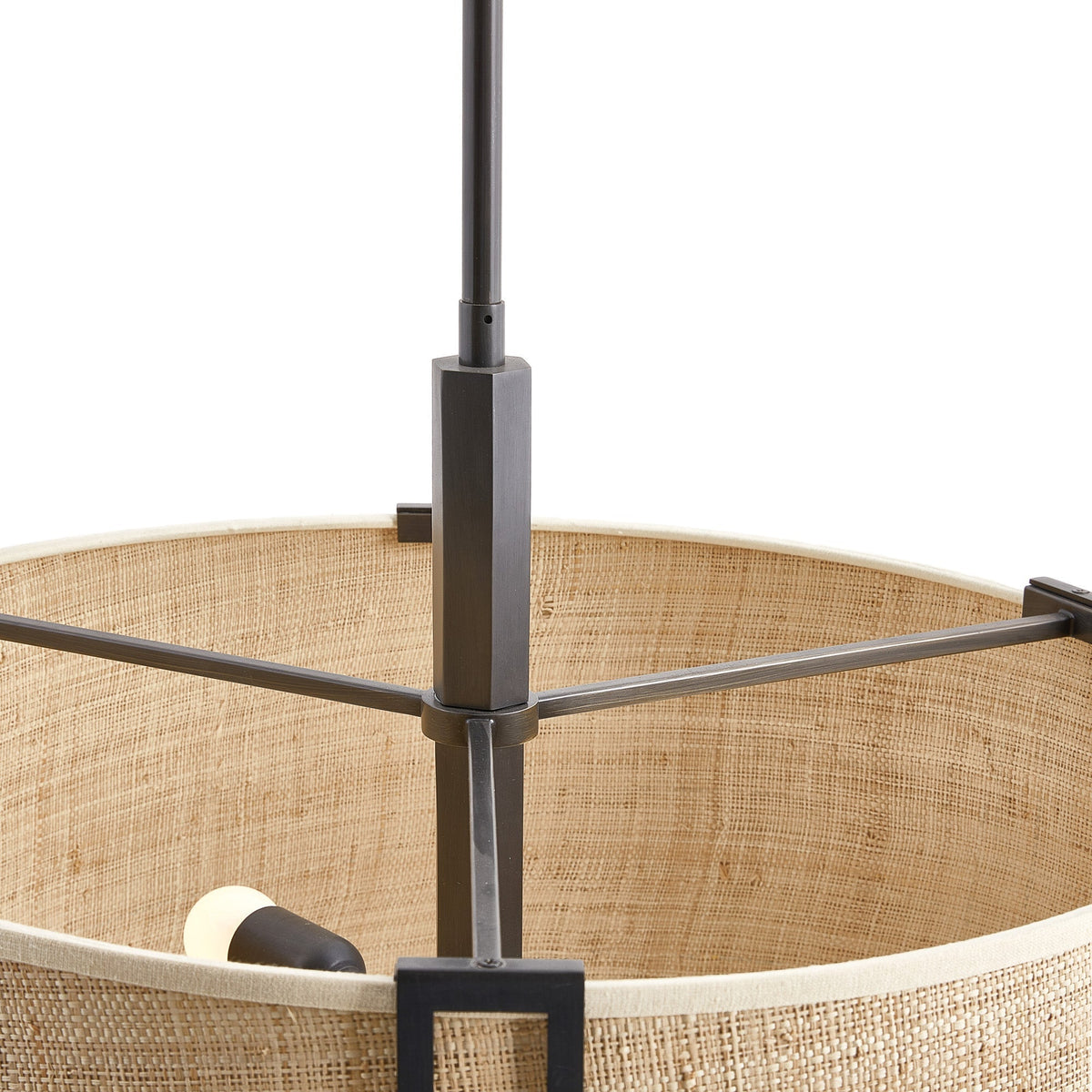 Gloruvyn Modern Minimalist Natural Metal Chandelier