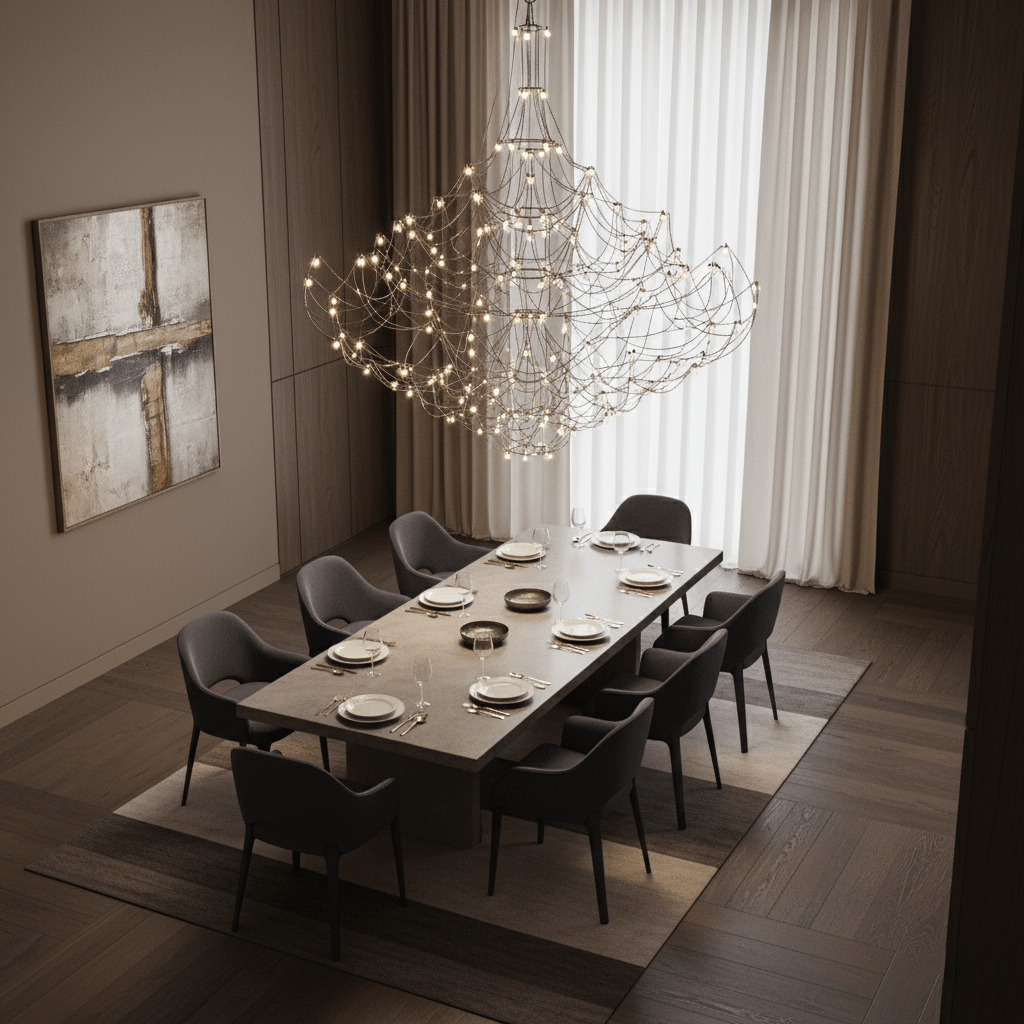 Amos Stellar Cloud Chandelier