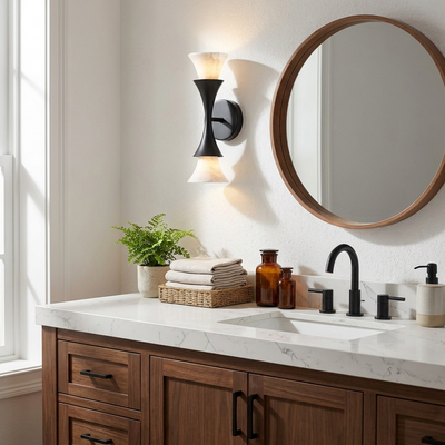 Oakenwick Alabaster Wall Sconce