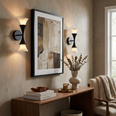 Oakenwick Alabaster Wall Sconce