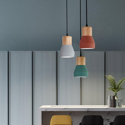 Concretis Industrial Cement Pendant Light