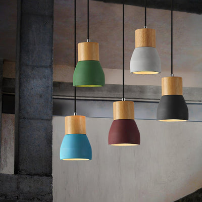 Concretis Industrial Cement Pendant Light