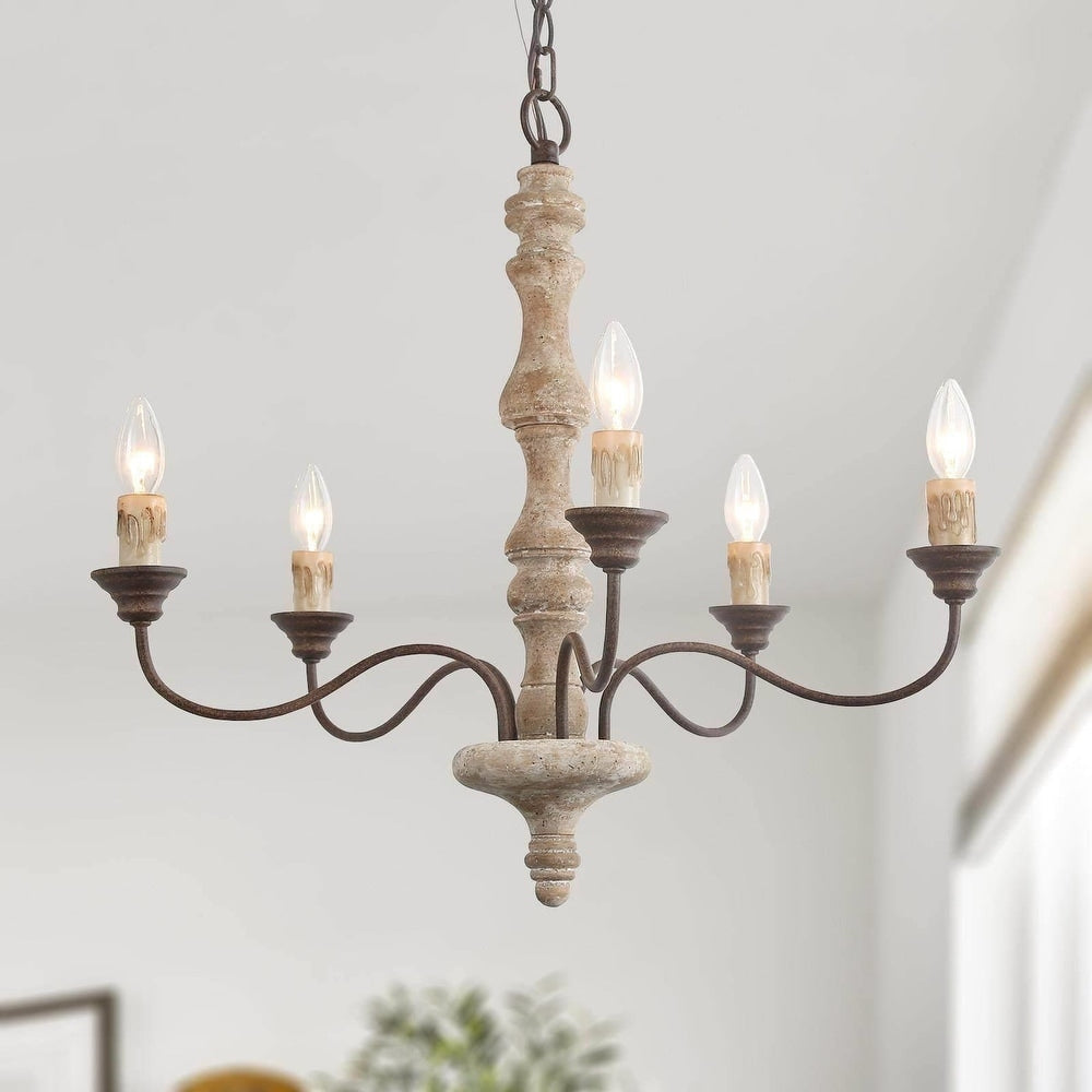 Fljotuvyi Individual Creativity Wood Metal Chandelier