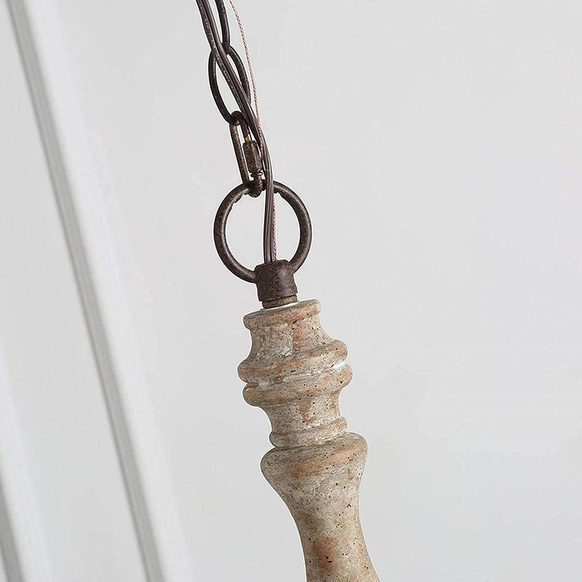 Fljotuvyi Individual Creativity Wood Metal Chandelier