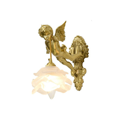 Solange Angel Glass Wall Lamp