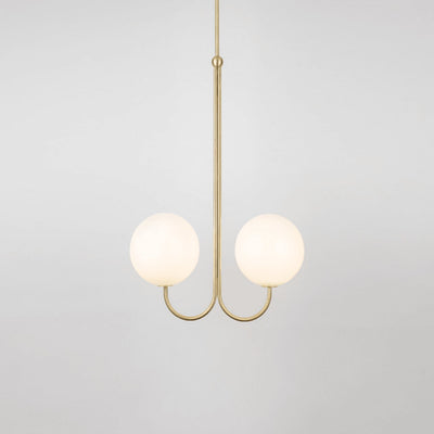 Brin Metal & Glass Elegant Pendant Light