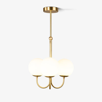 Brin Metal & Glass Elegant Pendant Light
