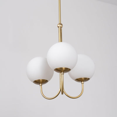 Brin Metal & Glass Elegant Pendant Light