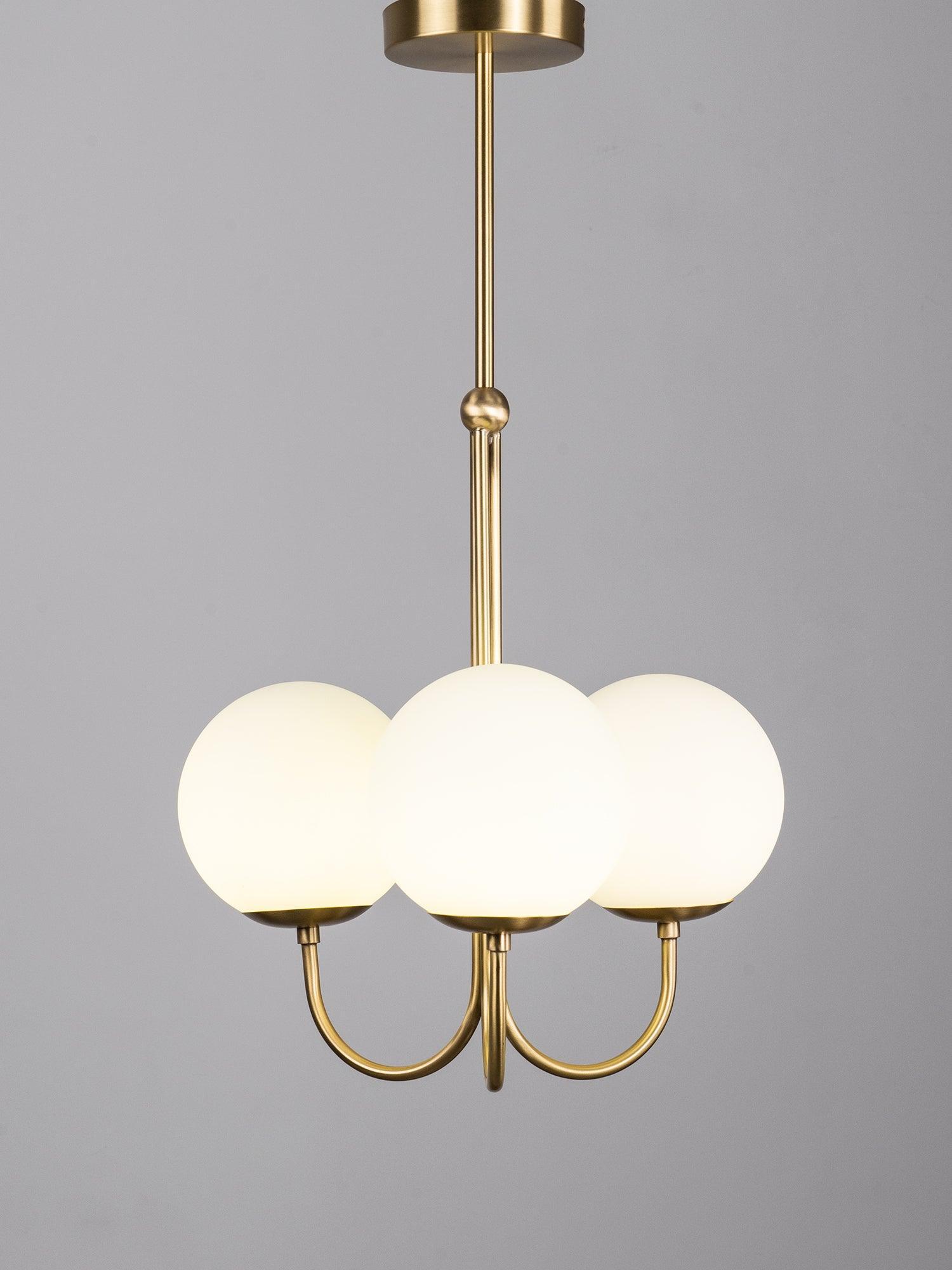 Brin Metal & Glass Elegant Pendant Light