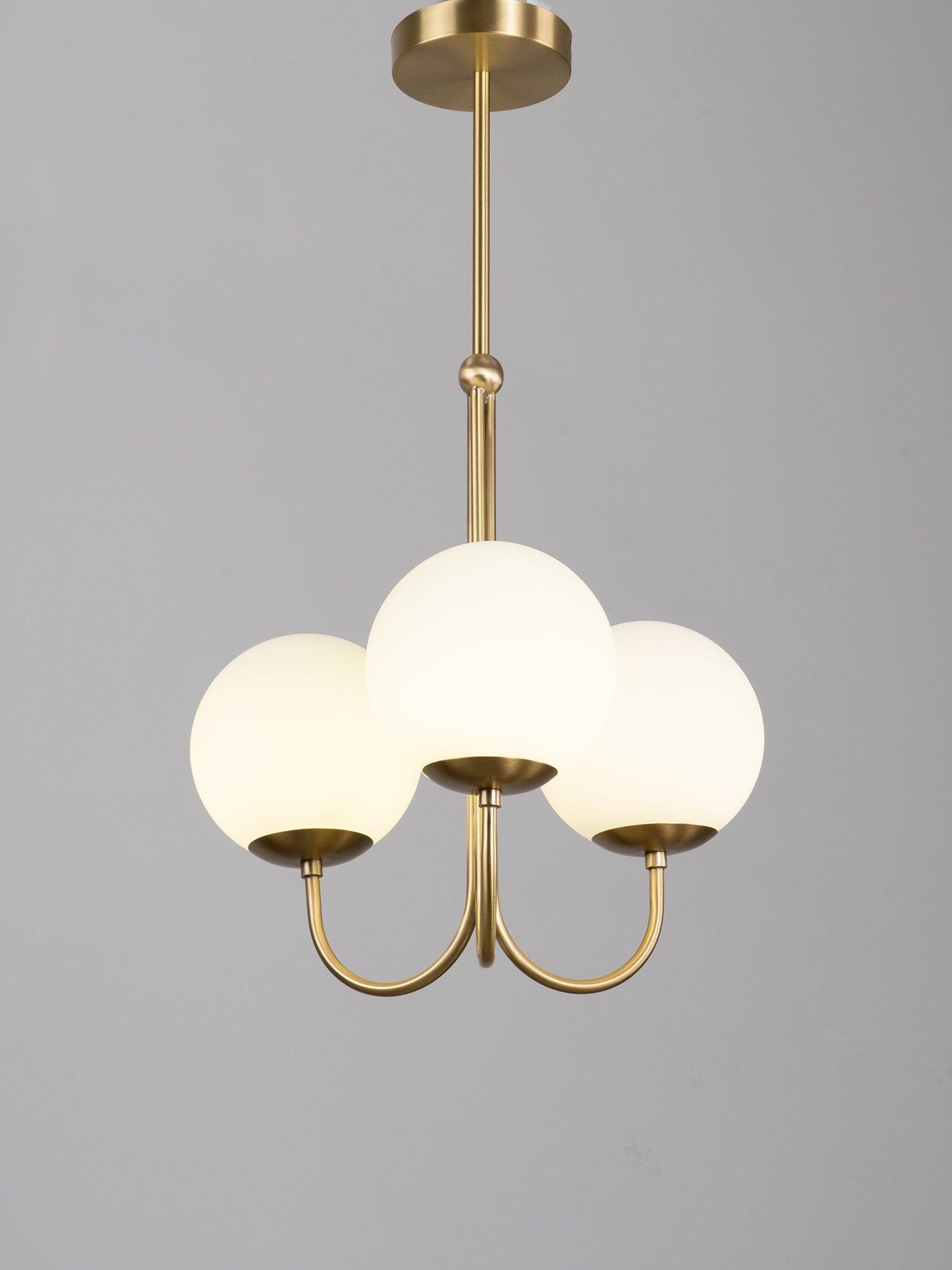 Brin Metal & Glass Elegant Pendant Light