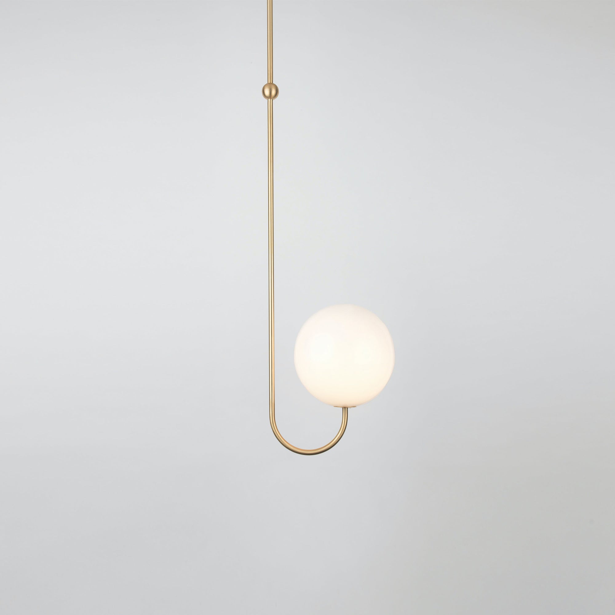 Brin Metal & Glass Elegant Pendant Light