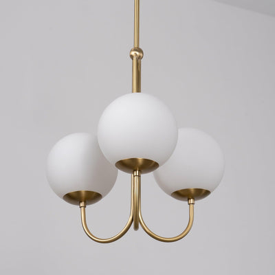 Brin Metal & Glass Elegant Pendant Light