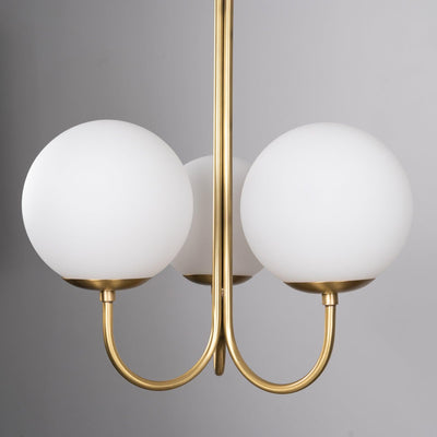 Brin Metal & Glass Elegant Pendant Light