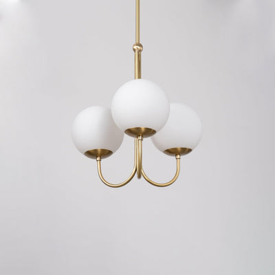 Brin Metal & Glass Elegant Pendant Light