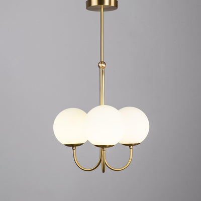 Brin Metal & Glass Elegant Pendant Light