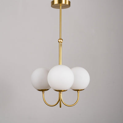 Brin Metal & Glass Elegant Pendant Light
