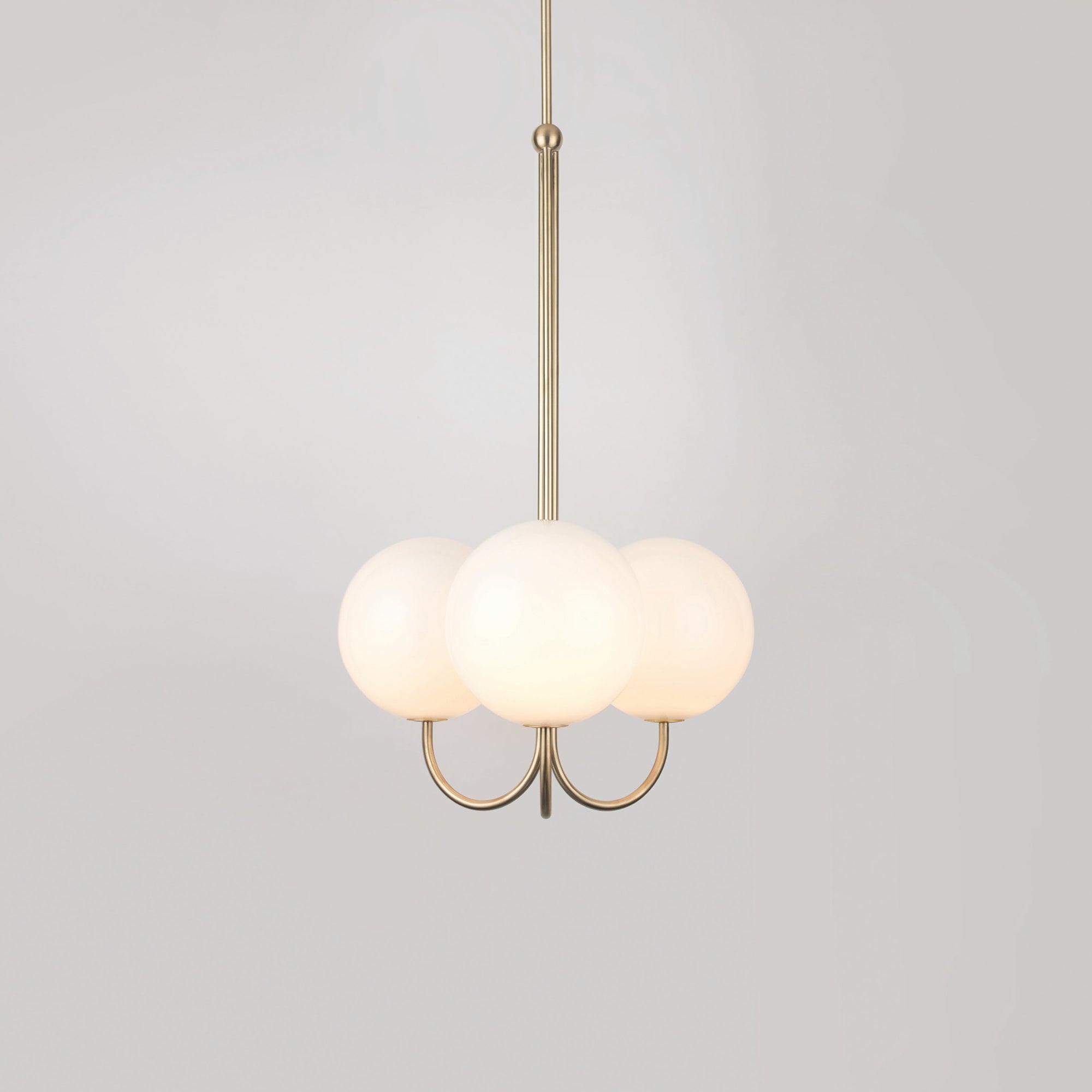 Brin Metal & Glass Elegant Pendant Light