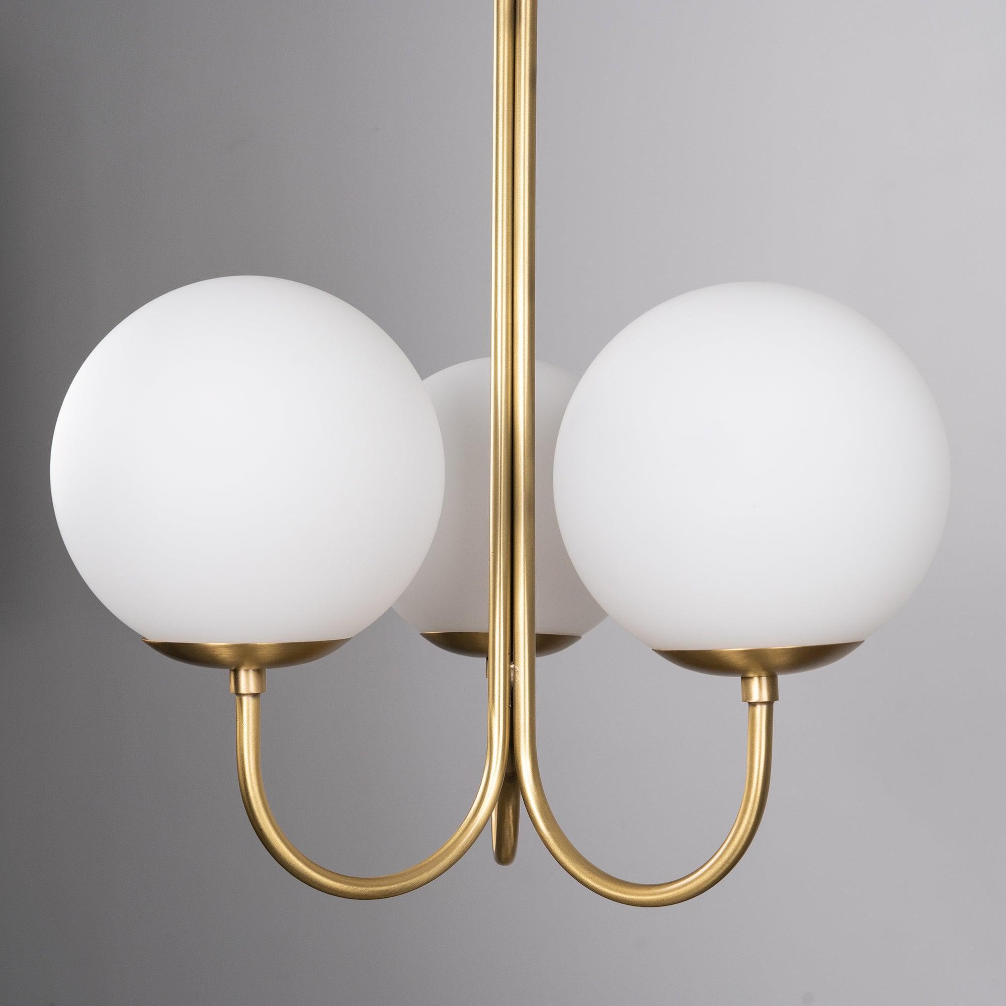 Brin Metal & Glass Elegant Pendant Light