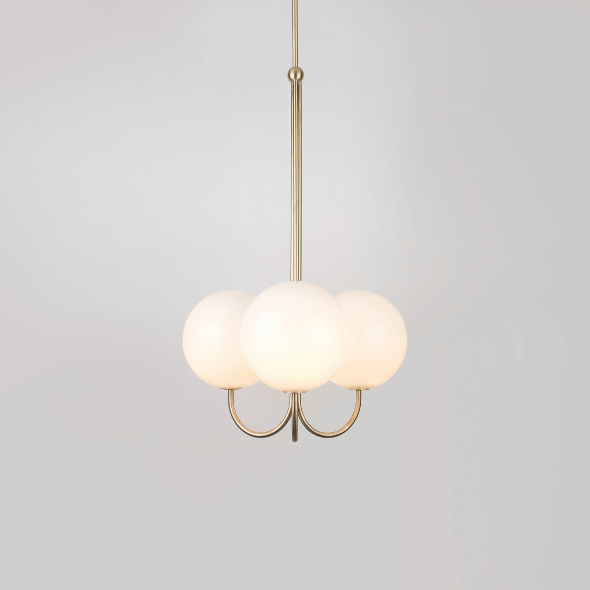 Brin Metal & Glass Elegant Pendant Light