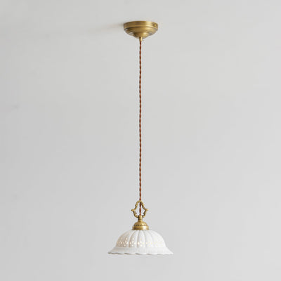 Dunleigh Ceramic Shade Pendant Light