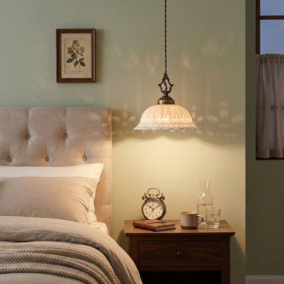 Dunleigh Ceramic Shade Pendant Light